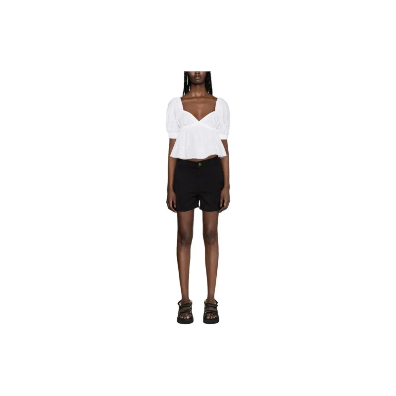 PINKO SS24 Casual Shorts Women's Black-1