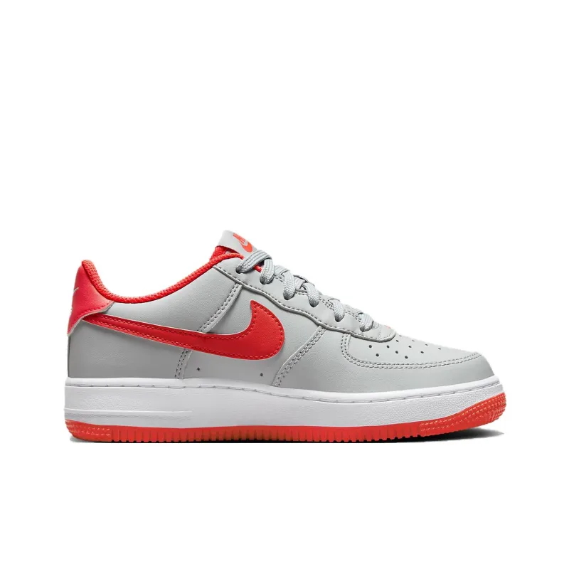 Nike Air Force 1 Low Light Smoke Bright Crimson GS-1