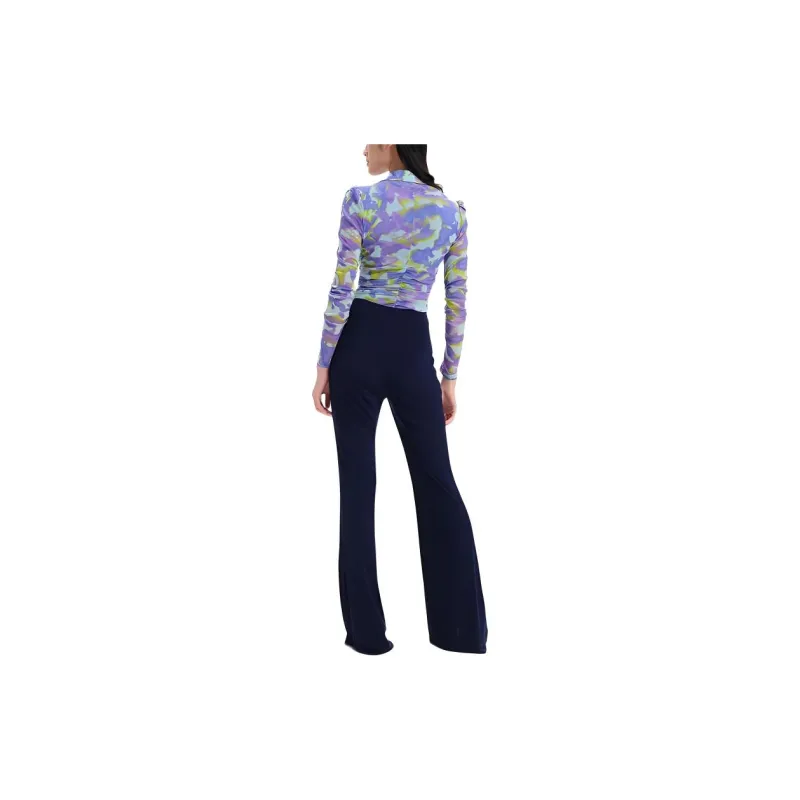 DVF Diane Von Furstenberg Casual Pants Women's Marine Blue-3