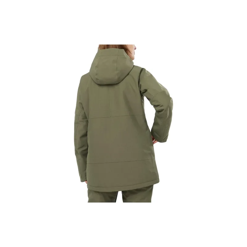 SALOMON Bashley Puff Jackets & Coats Women's Army Green-2