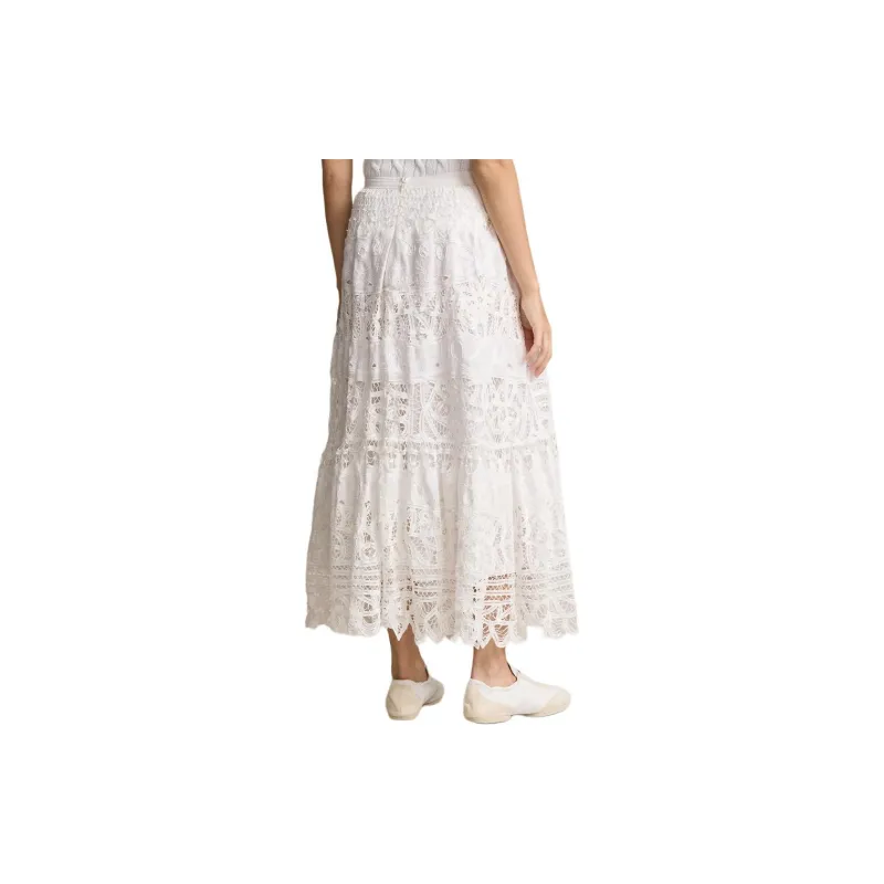 Polo Ralph Lauren Battenberg-lace Midi Skirt-3