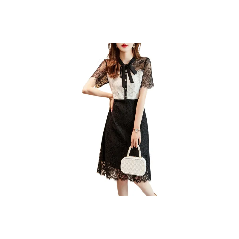 XWI Short Sleeved Dresses Women's Black-2