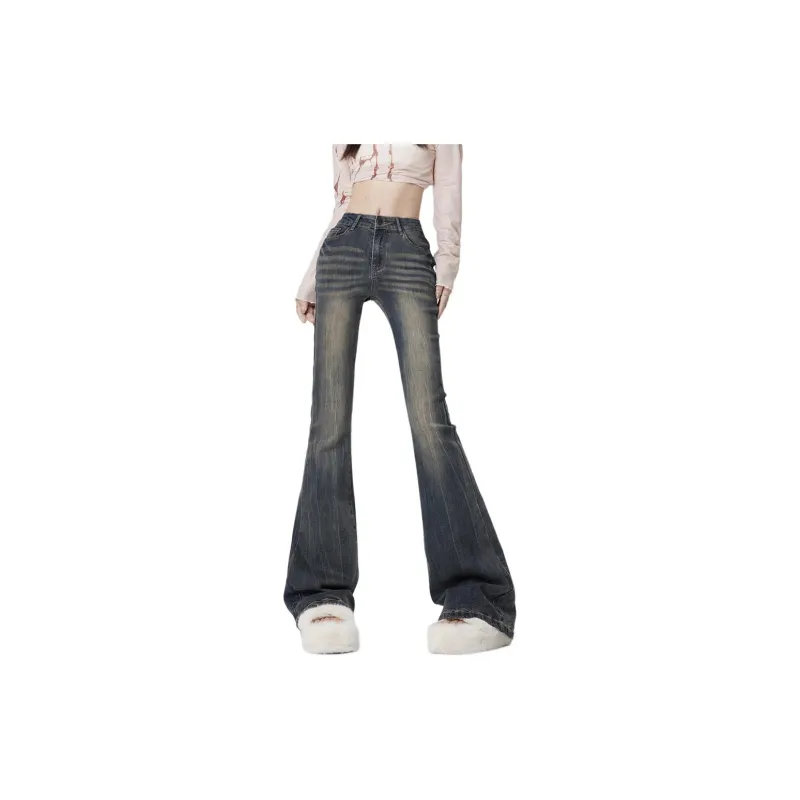 Kazakhstan Jeans Women's Vintage Blue-1