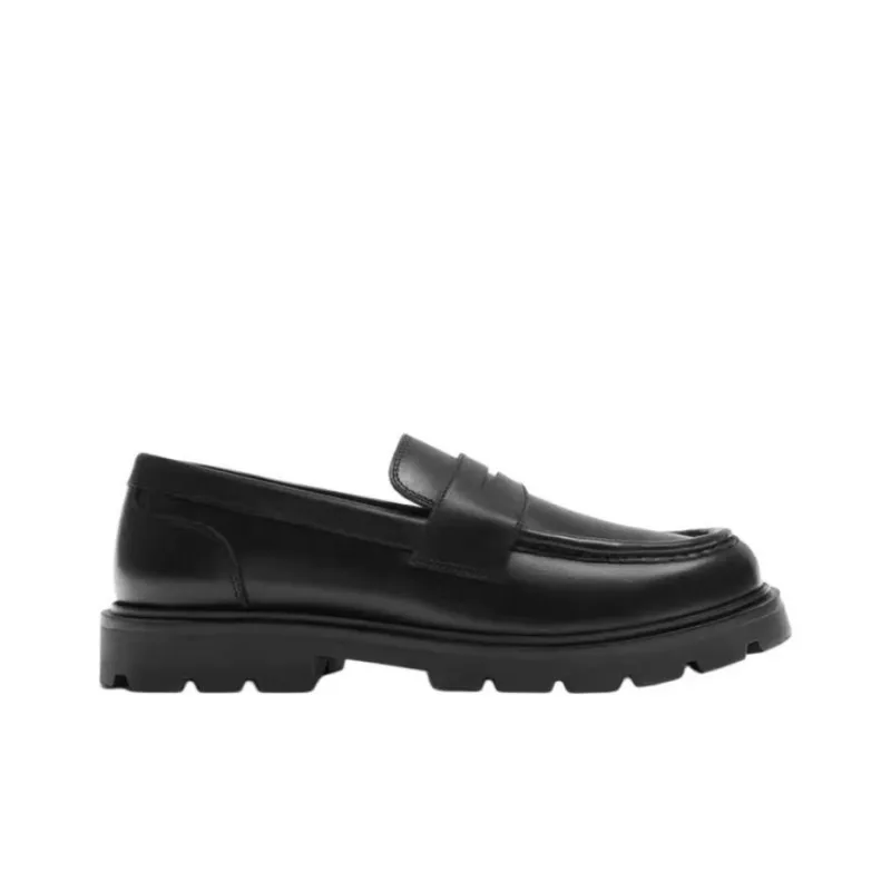 ZARA Loafers Men Black-1