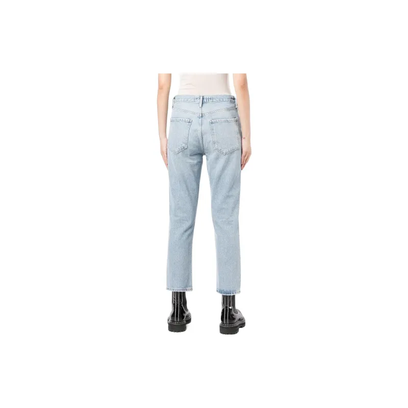AGOLDE Riley Cropped Straight-leg Jeans-3