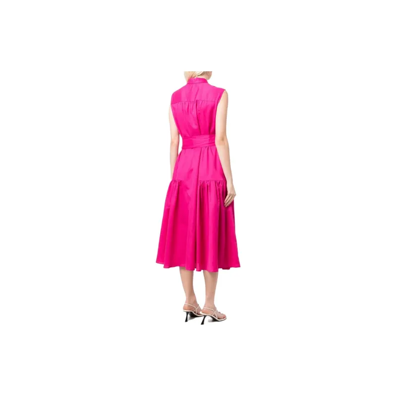 KITON Flared Sleeveless Midi Shirtdress-2