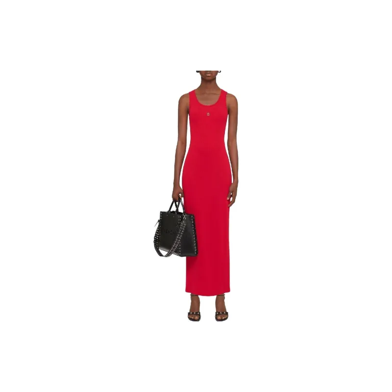 GIVENCHY Sleeveless Dress Women's Red-1