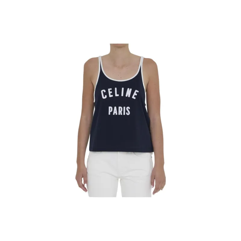 CELINE Paris Crewneck Short-Sleeved T-Shirt-2