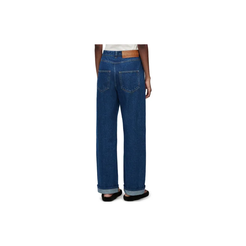 LOEWE Mid-Rise Wide-Leg Jeans-2