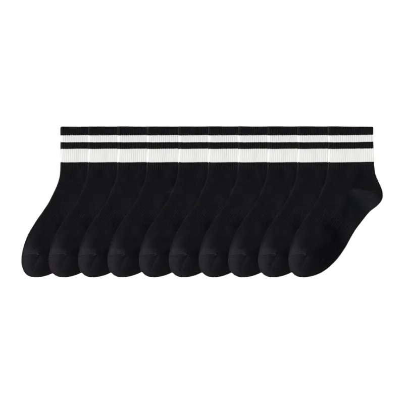 Lan Miao Mid Calf Socks Men's 10 Pack-14