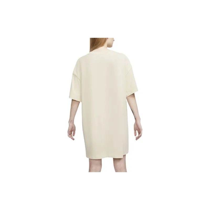 Nike Short Sleeved Dresses Women's Ecru-3