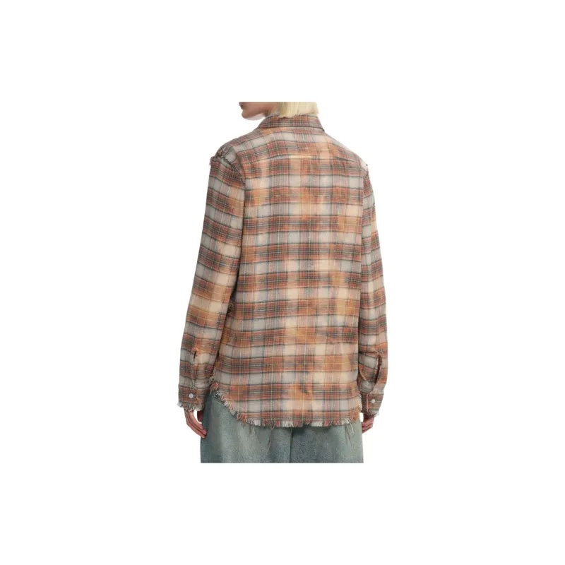 R13 Check Pattern Shirt-4