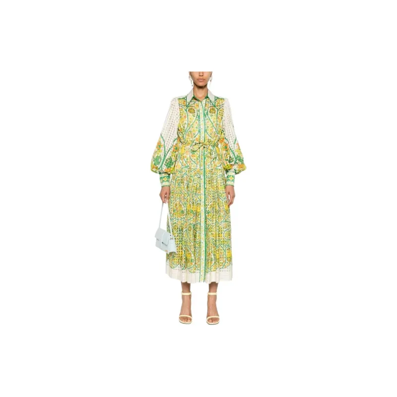 ALEMAIS Rhonda Floral-print Shirtdress-1