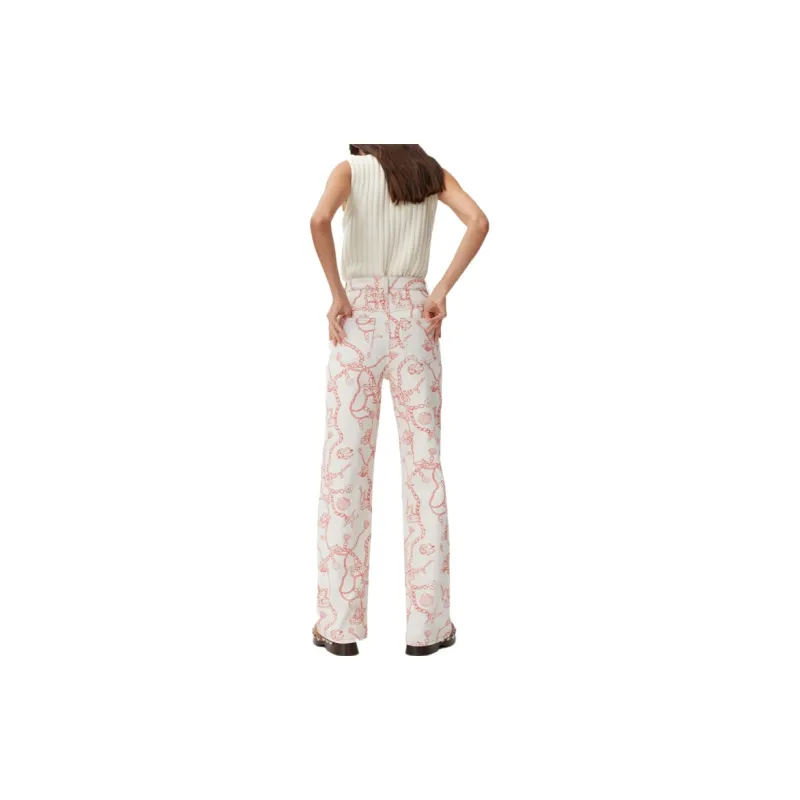 GANNI Jeans Women's White-3
