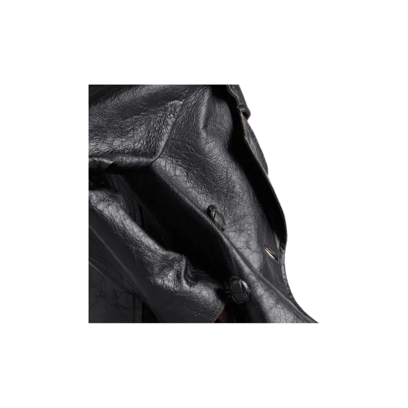PRADA Leather Coat-5