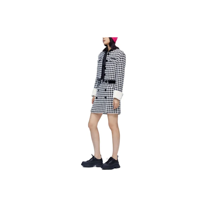 KARL LAGERFELD Women's Apparel Skirt Women's Black White-2