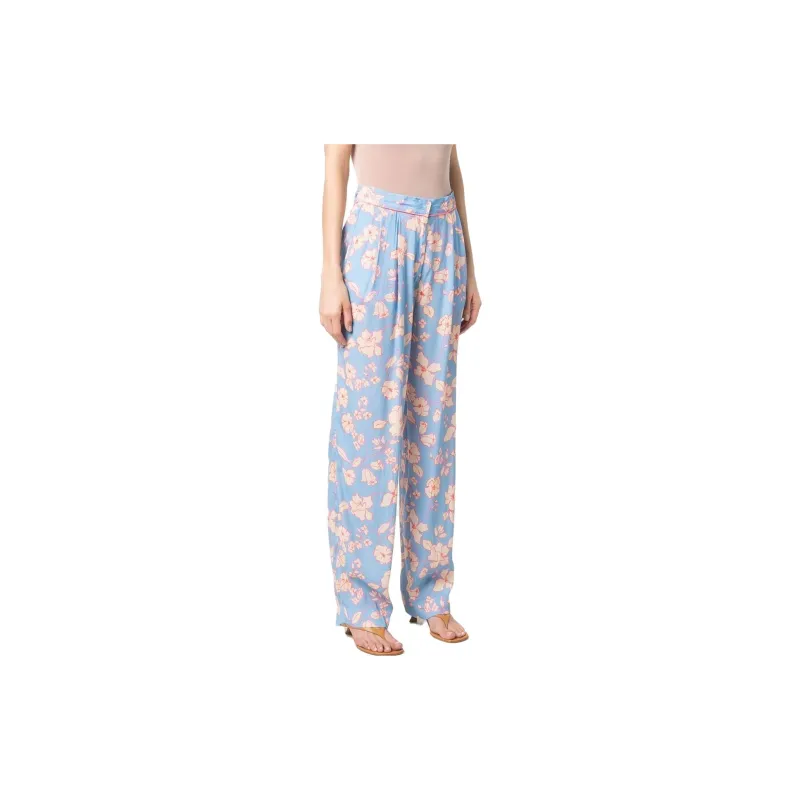 Forte Forte Floral print Straight leg Trousers-3