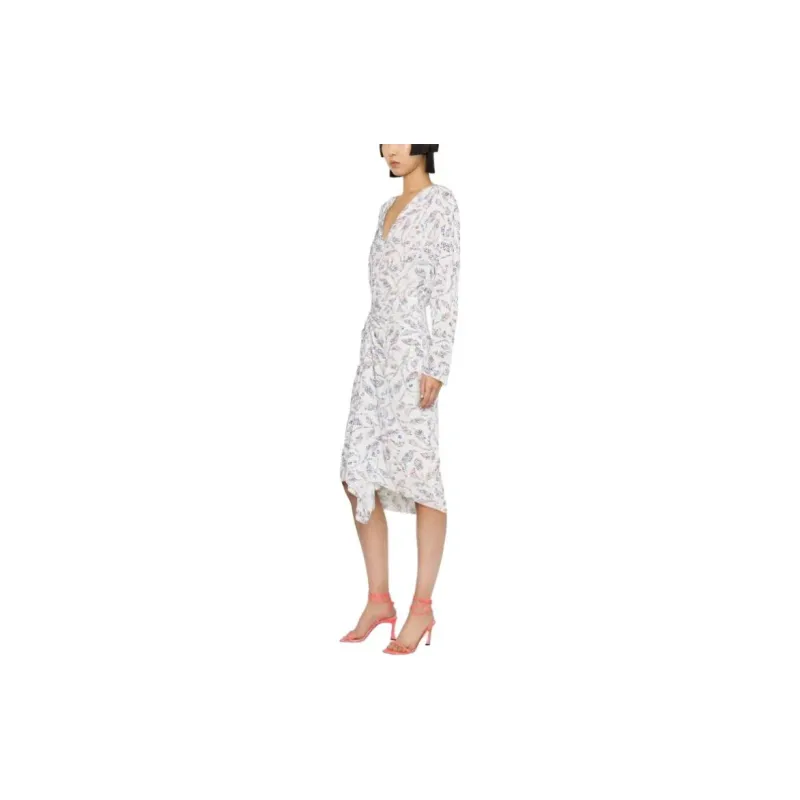 ISABEL MARANT Long-Sleeved Dresses Women's White-3