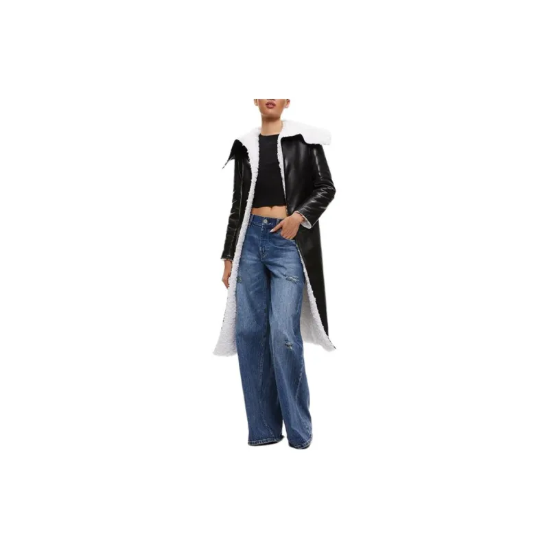 ALICE+OLIVIA Shan Reversible Mid-length Coat-2