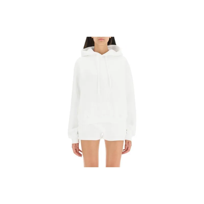 Alexander Wang Drawstring Long Sleeved Hoodie-1