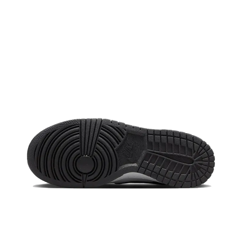 Nike Dunk Low Black Bright Mandarin Mini Swoosh GS-5