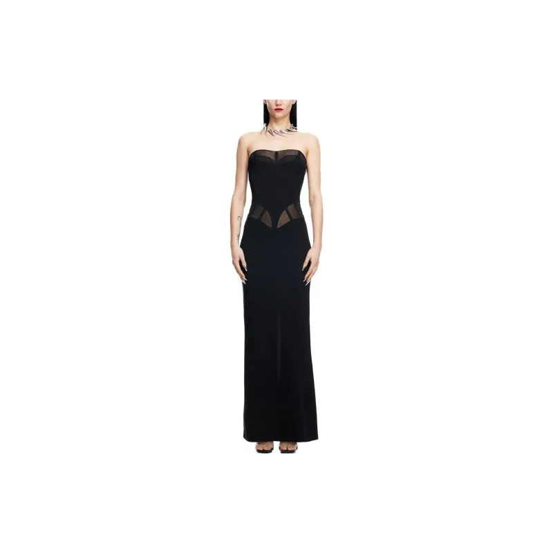 H&M Strapless Evening Gown Black-1