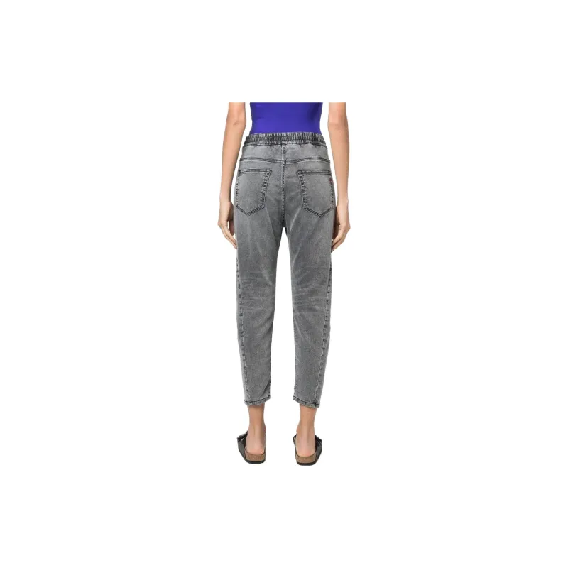DIESEL Drawstring waist Cropped Jeans-3