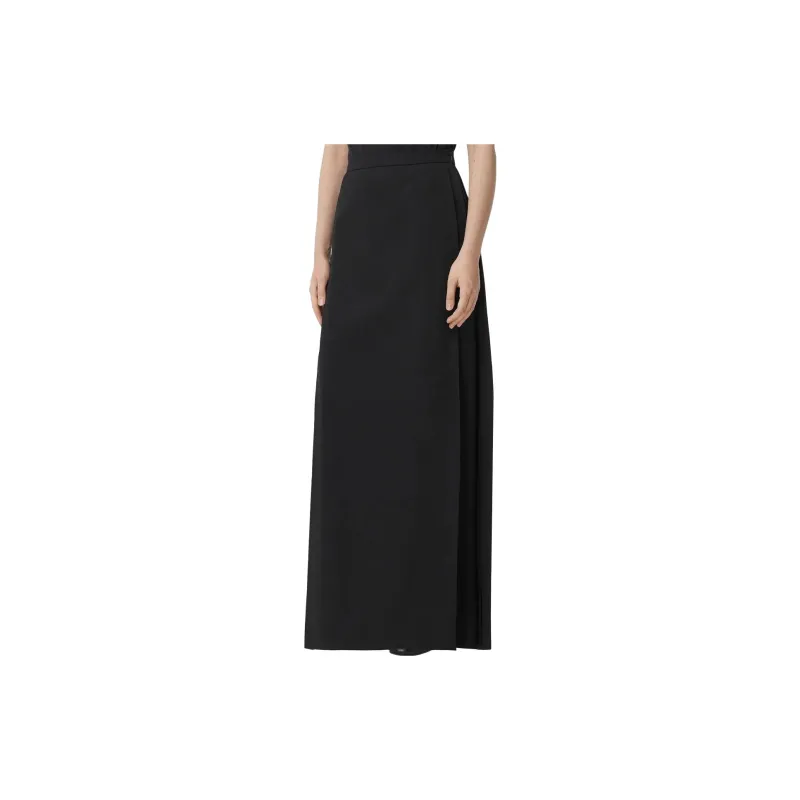 Burberry SS23 Casual Long Skirts Women's Black-3