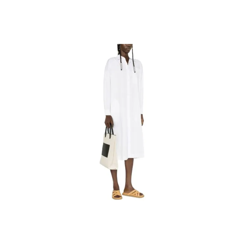 TIBI Long-Sleeved Dresses Women's White-2