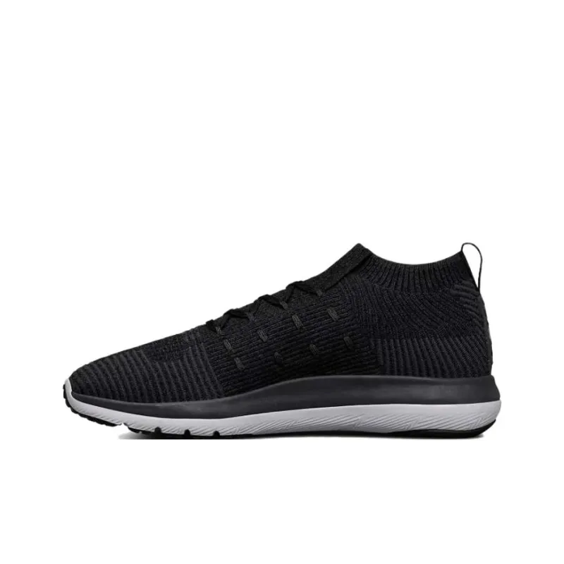 Under Armour Cushioning Anti-Slip And Wear-Resistant Low-Top Running Shoes Men's Black-0