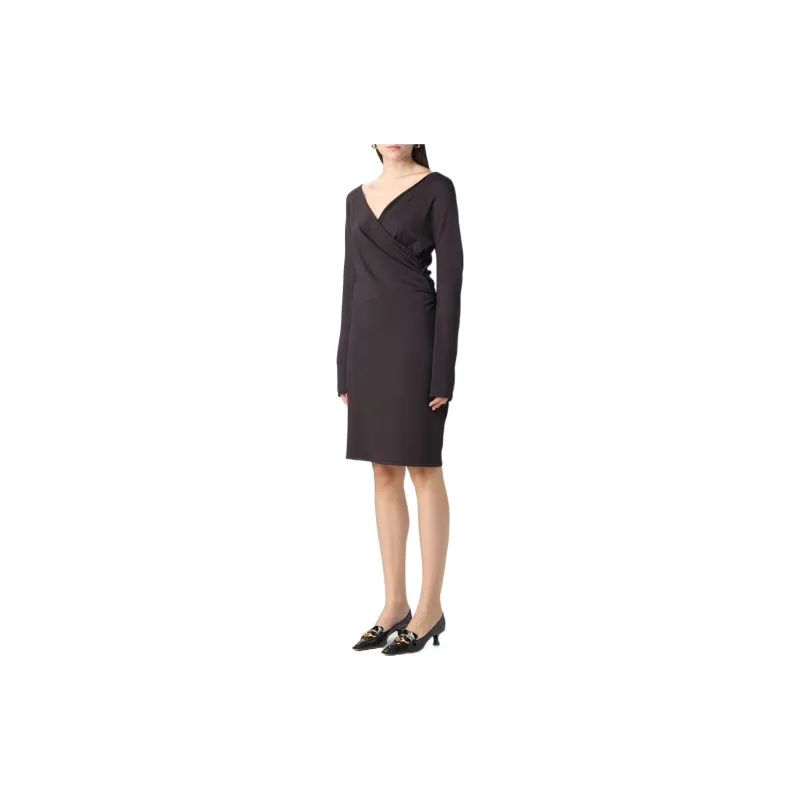 Bottega Veneta Long Sleeved Wrap Dress-3