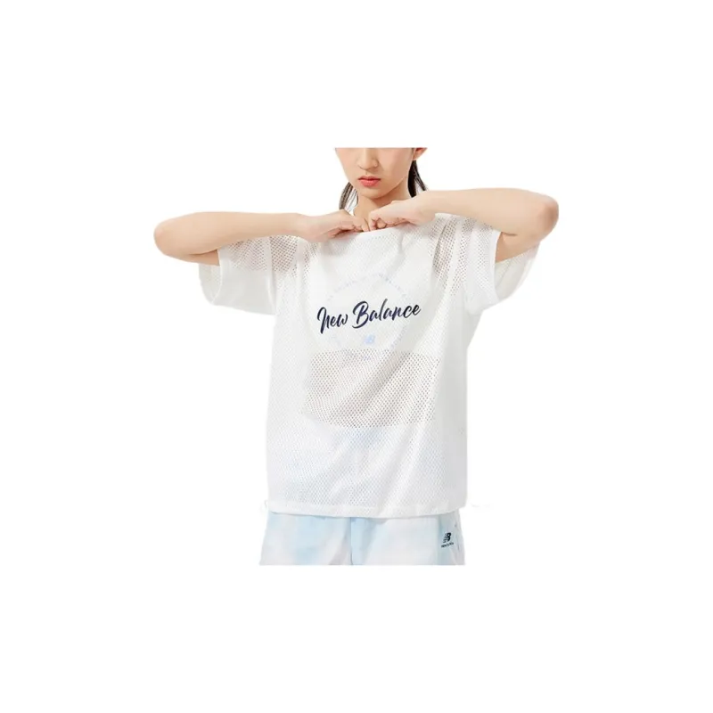 New Balance T Shirts Women's White-2