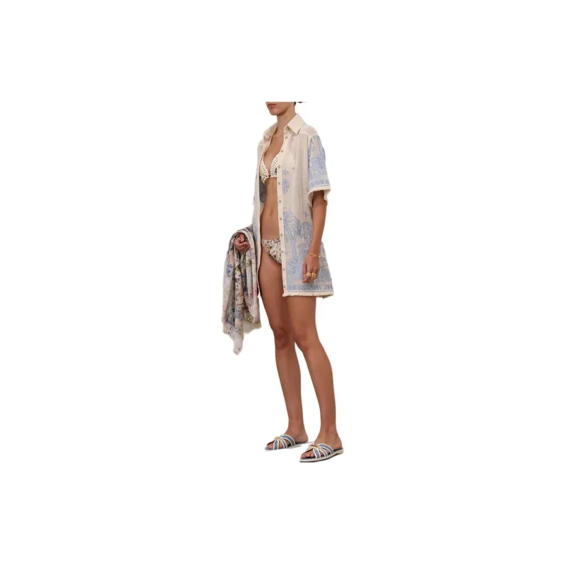Zimmermann Ottie Belted Mini Dress-5