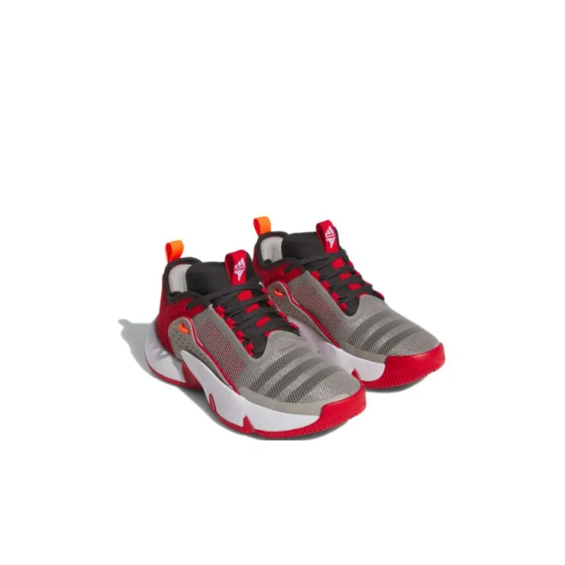 adidas Trae Unlimited Little Kid 'Metal Grey Better Scarlet'-1