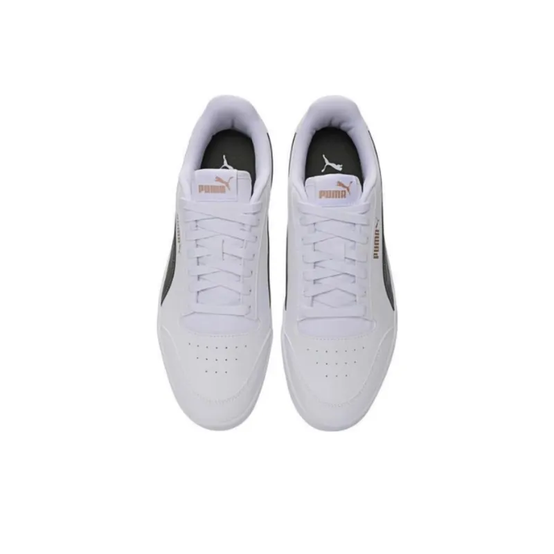 PUMA Anti Slip Wear Resistant Low Top Skateboard Shoes Unisex White-2