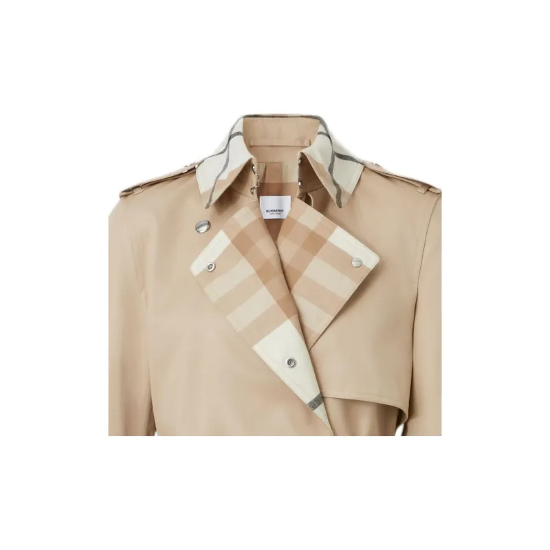 Burberry SS22 Trench Coat Women's Soft Yellow Brown-6