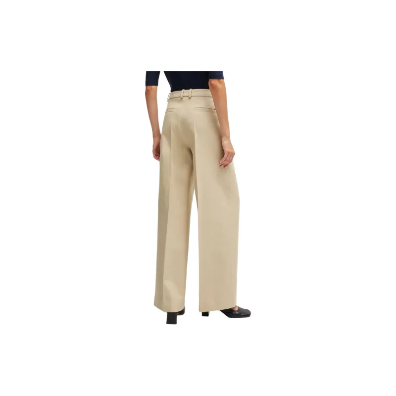 HUGO BOSS Pressed crease Palazzo Trousers-2