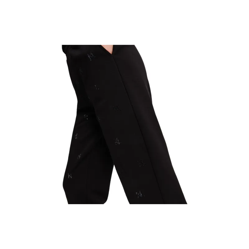 KARL LAGERFELD / Karl Lagerfeld Jeans Rhinestone embellished Track Pants-3