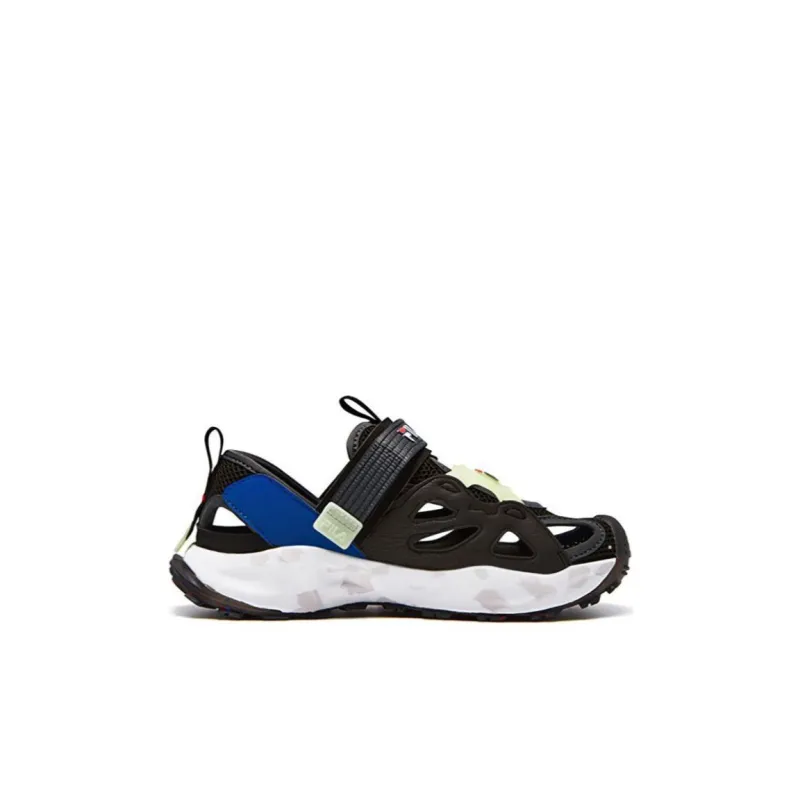 FILA KIDS Promenade Anti Slip Wear Resistant Children's Sandals Black White Blue Kids'-1