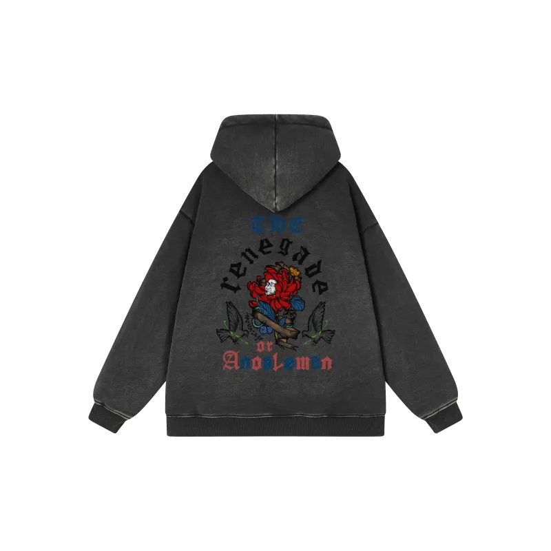 FAKE VINTAGE Sweatshirt Unisex Black-1