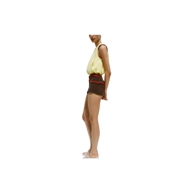 ZARA Tank Tops Women's Lemon Yellow-3