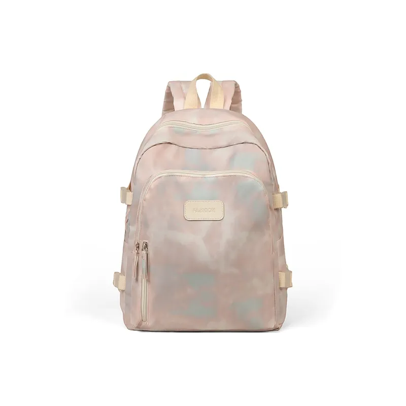 COMELY Nylon Fabric Backpack Large Size Women's Purple-1