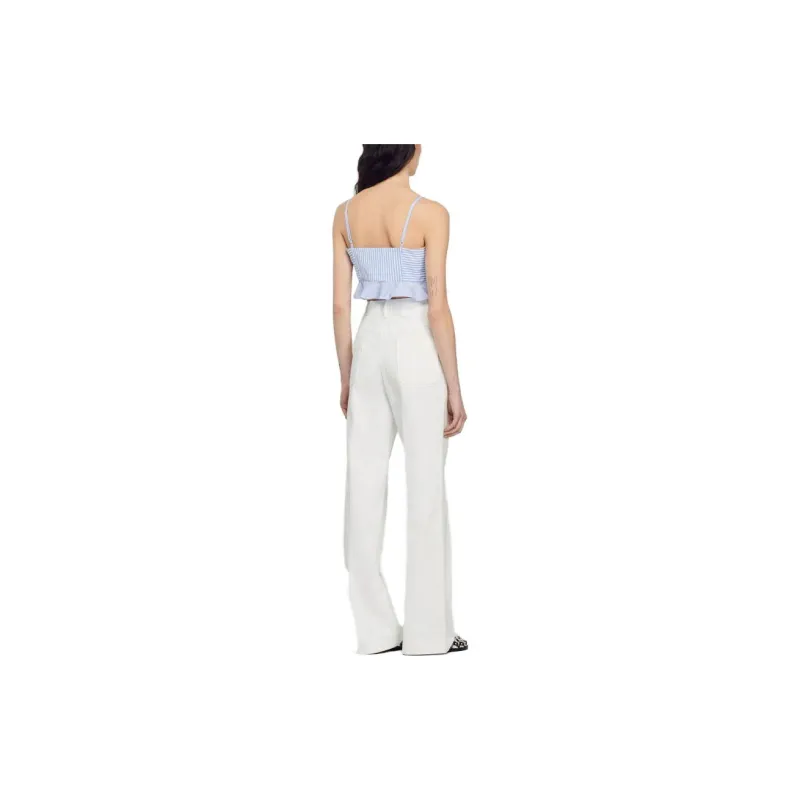 Sandro Camisoles Women's Sky Blue-2