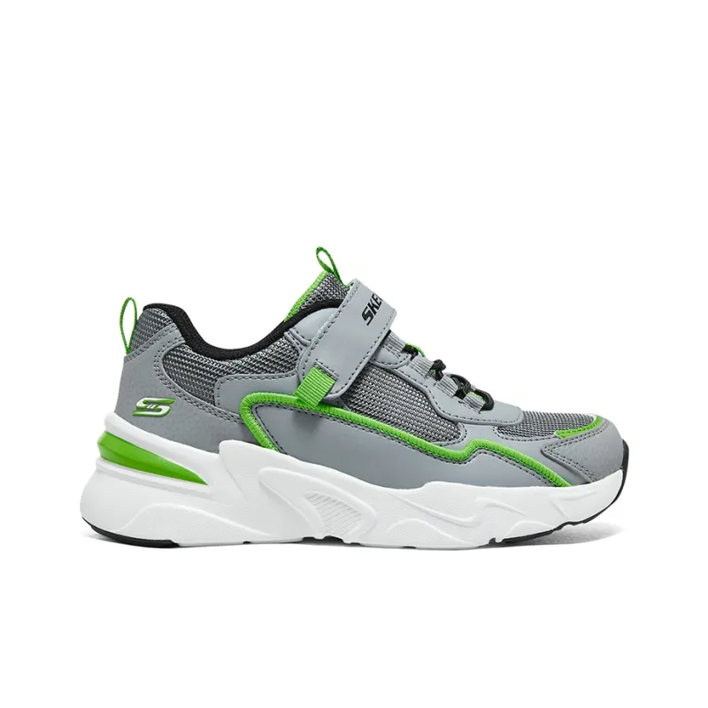 Skechers Anti-Slip Wear-Resistant Low-Top Kids' Running Shoes Lemon Gray Teenagers-1
