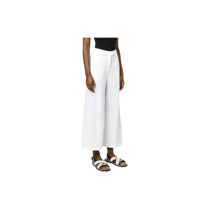 LOVE MOSCHINO Casual Pants Women's White-3
