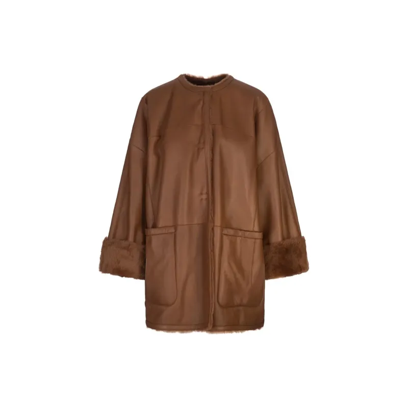 MaxMara Santos Crewneck Reversible Jacket-0