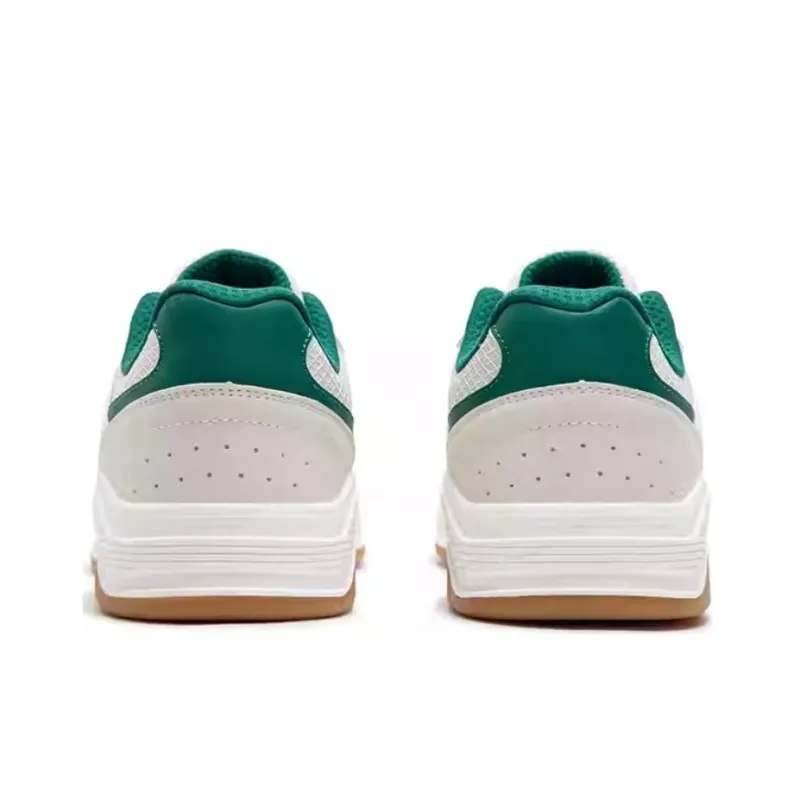 361° Anti Slip Wear Resistant Low Top Skateboard Shoes Men's White Gray Green-3