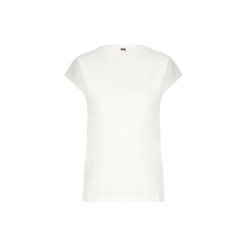 HERNO Studded Logo Crewneck T Shirt-1