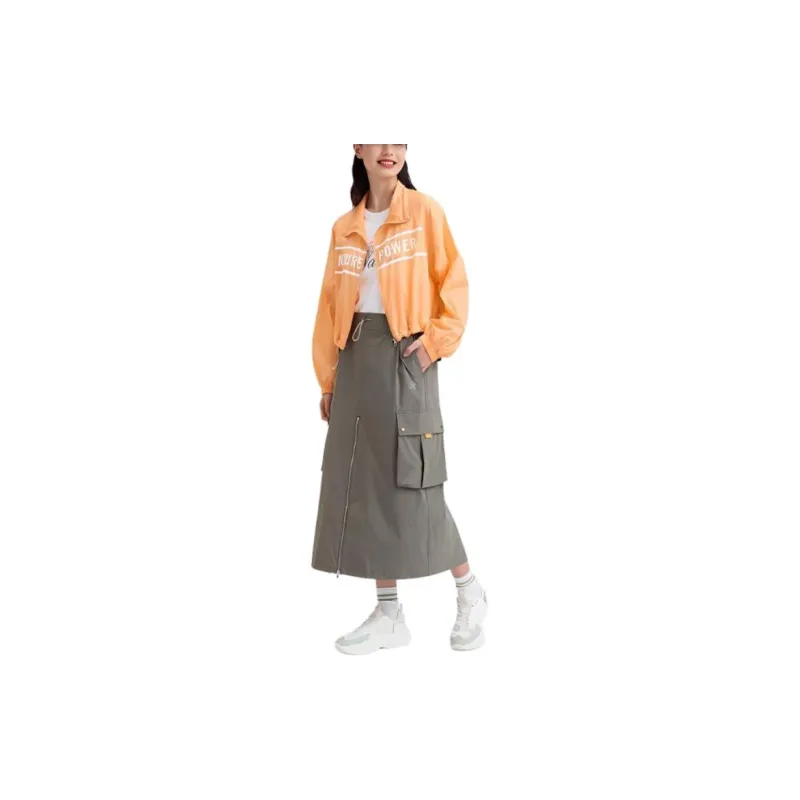 XTEP Sun Protection Clothing Women's Che Chrysanthemum Orange-4