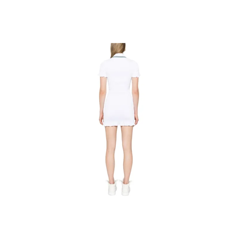 CASABLANCA Shirred Polo Minidress-1